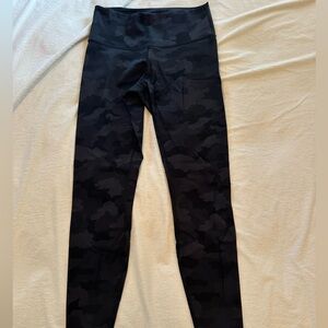 lululemon wonder under 28” camo leggings